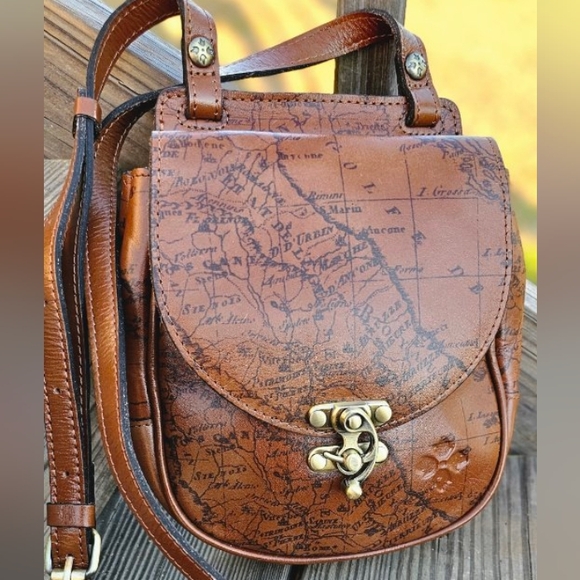 PATRICIA NASH ROCCA SADDLE PURSE LEATHER - Picture 2 of 7